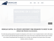 Tablet Screenshot of ironcladcap.com